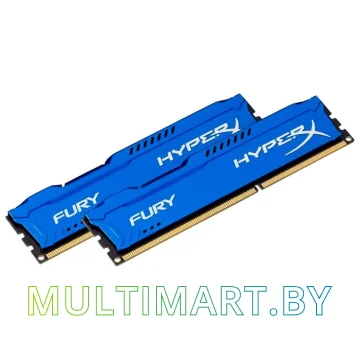 Оперативная память HyperX Fury Blue 2x4GB KIT DDR3 PC3-14900 (HX318C10FK2/8) картинка 2